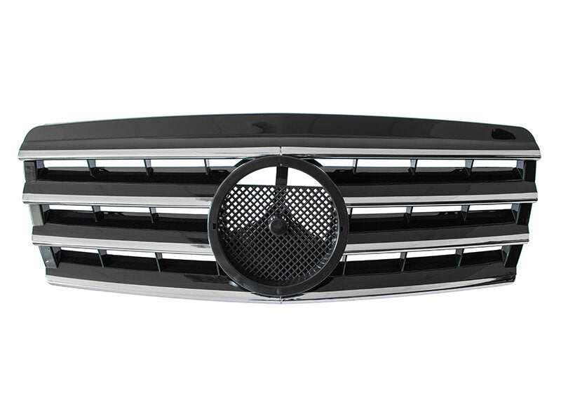 Mercedes W202 C-class 93-01 grille TUNING SPORT BLACK with emblem
