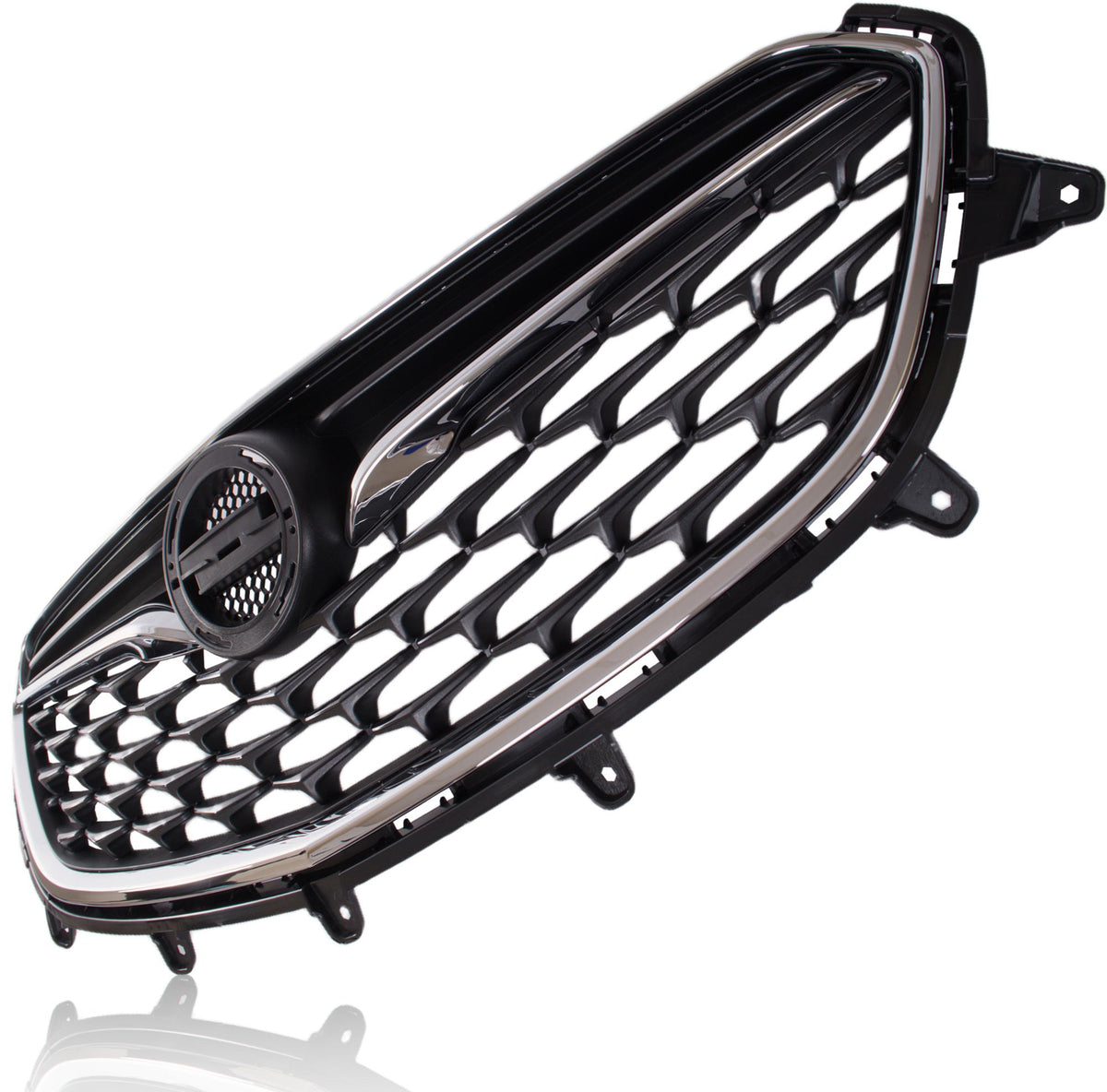 Opel Mokka 16-19 dummy grille BLACK + CHROME