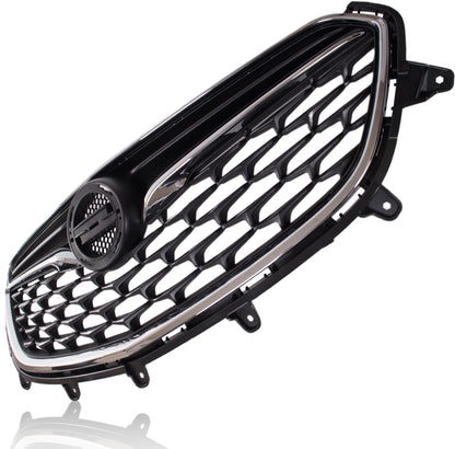 Opel Mokka 16-19 dummy grille BLACK + CHROME