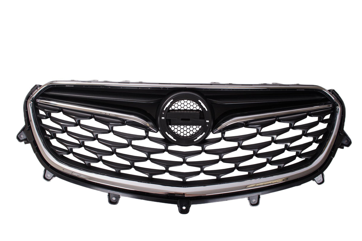 Opel Mokka 16-19 dummy grille BLACK + CHROME
