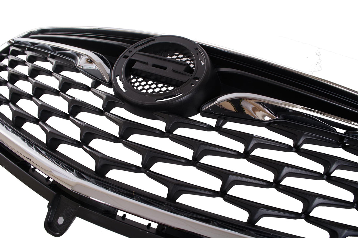 Opel Mokka 16-19 dummy grille BLACK + CHROME