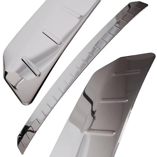 VW PASSAT B6 Estate 05-12 rear sill trim strip STEEL CHROME