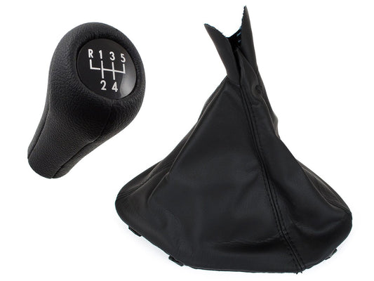@@@@@ BMW 5 E39 95-04 gear knob EXCLUSIVE 5 SPEED + GAITER with frame 2 pcs. SET