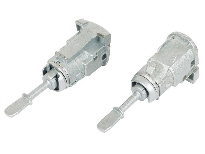 VW Polo IV 01-09 wkładki zamków drzwi przednich L+P 2szt. KPL