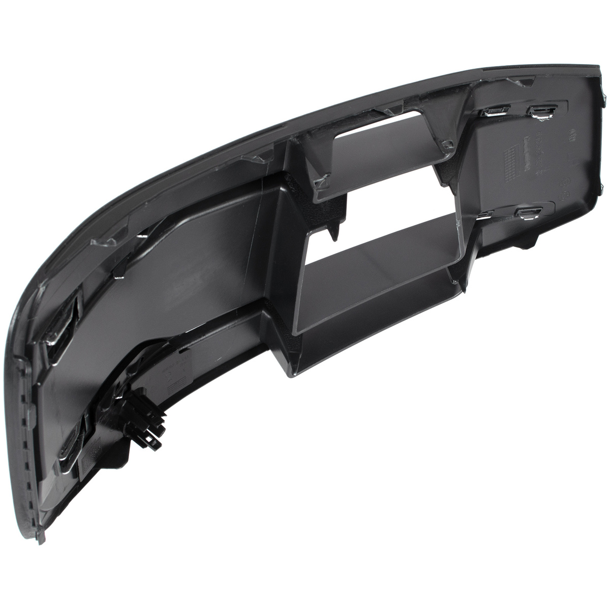 Audi Q7 4M 15-19 atrapka kratka w zderzak przedni CZARNA + SILVER lewa