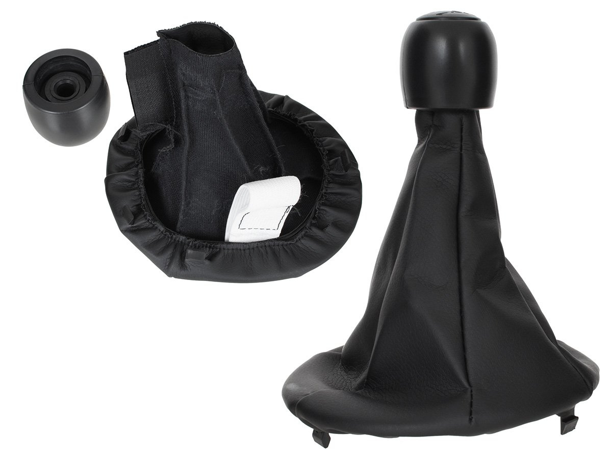 Fiat Panda II 03-12 gałka zmiany biegów CZARNA + MIESZEK 5 BIEGÓW