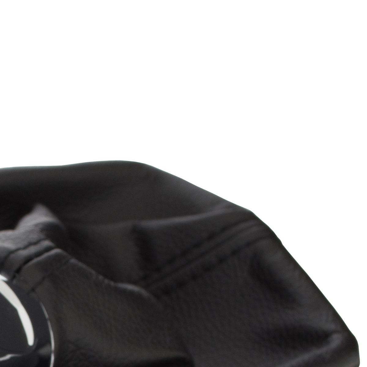 Audi A6 C6 04-12 gałka zmiany biegów CZARNA + CHROME 6 BIEGÓW + MIESZEK CZARNY Z CZARNĄ NITKĄ