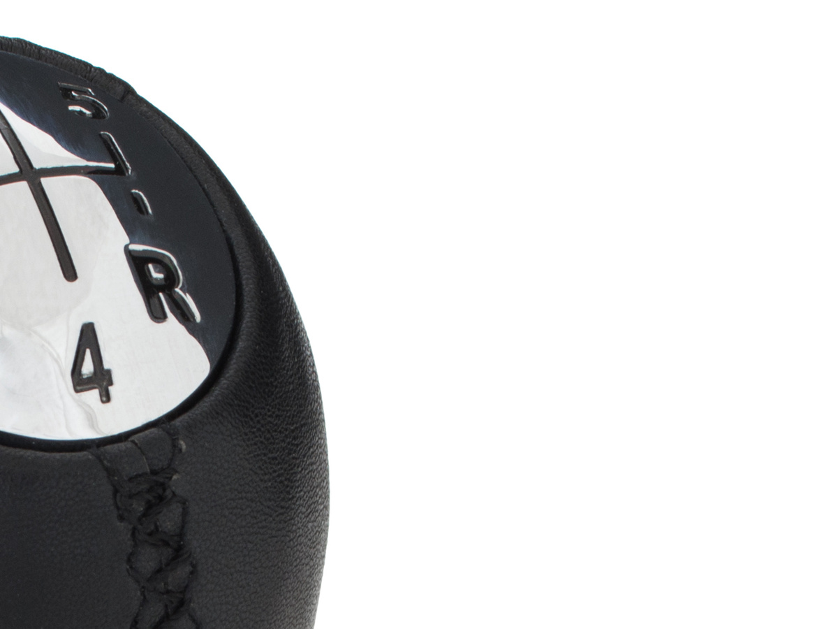 Renault Megane II 2002- gałka zmiany biegów 5 BIEGÓW CZARNA SKÓRA + CHROM