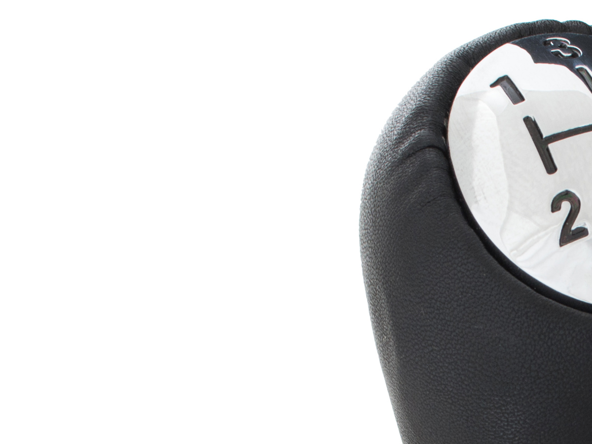 Renault Megane II 2002- gałka zmiany biegów 5 BIEGÓW CZARNA SKÓRA + CHROM