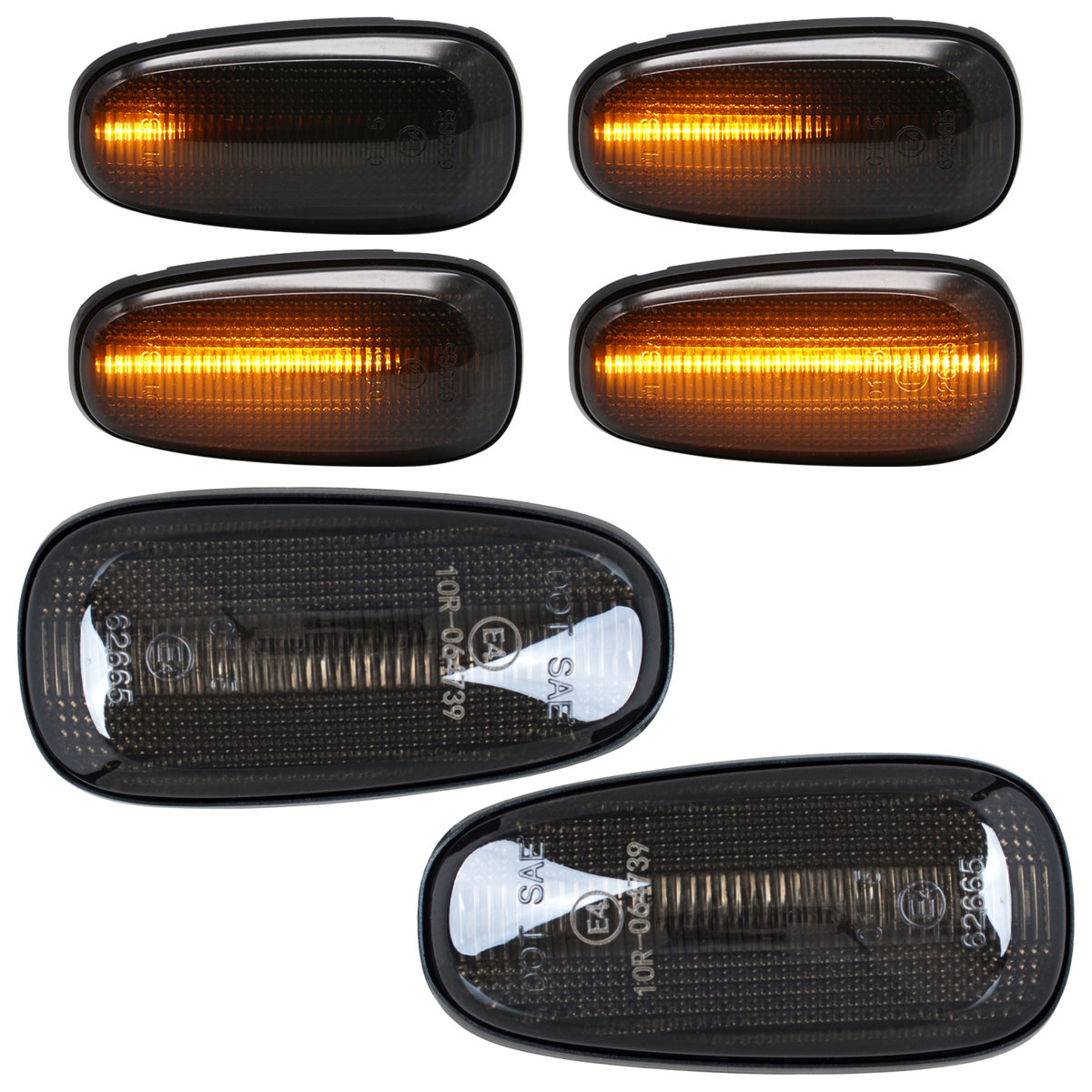 Opel Astra II G 98-09 kierunkowskaz boczny LED DYMIONY DYNAMICZNY 2 szt. KPL