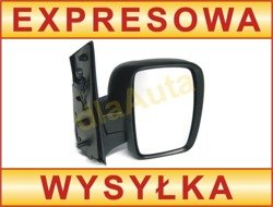 Peugeot Expert II 07-16 lusterko zewnętrzne manualne CZARNE prawe