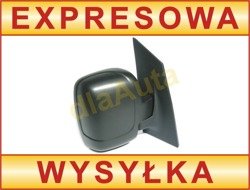 Peugeot Expert II 07-16 lusterko zewnętrzne manualne CZARNE prawe