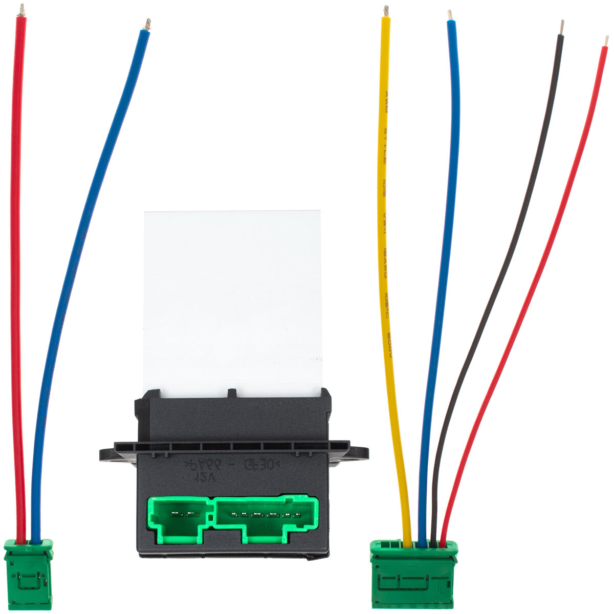 Renault Modus rezystor opornik dmuchawy + 2x WTYCZKA (2 PINY + 4 PINY) 3szt KPL