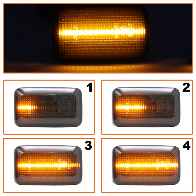 VW Corrado Golf I II Jetta I II kierunkowskaz boczny LED DYMIONY DYNAMICZNY 2 szt. KPL