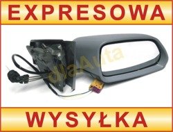 VW Polo 9N3 05-09 lusterko zewnętrzne manualne DO MALOWANIA prawe