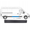 Renault Master III 2010- listwa drzwi bocznych przesuwnych prawych