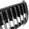 Skoda Superb II 08-13 atrapa między reflektory GRILL CZARNA + CHROM